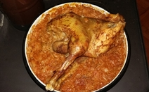 Пълнена кокошка с кисело зеле и ориз от Красимира Гайтанджиева